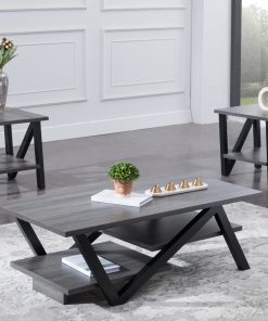 3 pc grigio coffee table set