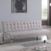 Fabric Grey Colour Klik Klak Sofa Futon