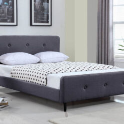 Lurid Queen Grey Colour Platform Bed