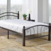 Yalda Platform Bed in Cherry Wood