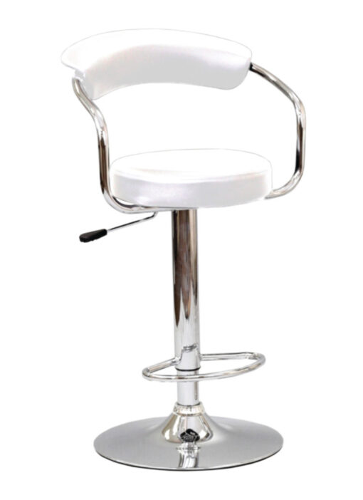 chiara modern bar stool white