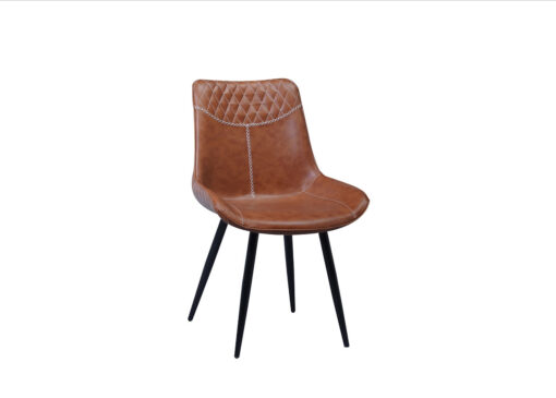 Stonefort Leather Chair Brown