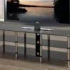 Merlot glass TV stand