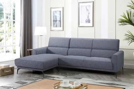 Brooklyn sectional sofa grey LHF
