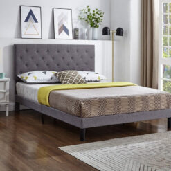 Grey Vinera platform bed