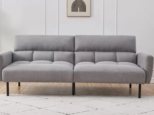 Nikole Grey Sofa bed Front