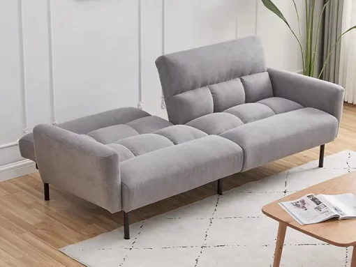 Nikole Grey Sofa half